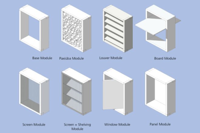 Vagalume Eco Library, Davis Brody Bond, vagalume, amazon, modular library, eco library, humanitarian design