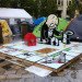 occupy london, occupy wall street, banksy, tox, occupy protests, we are the 99%, monopoly board art, giant board game, banksy installation