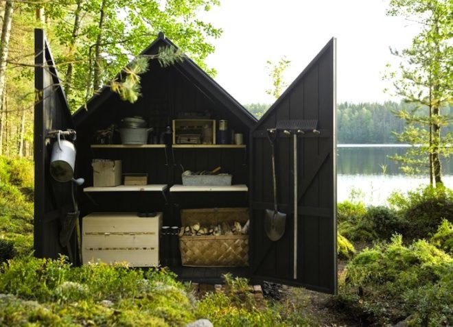 green design, sustainable design, eco-design, greenhouse, toolshed, Garden Shed, Finland, Avanto Architects, solar powered, recycled materials, sustainable timber, summer cottage, prefabricated design, prefab, Ville Hara, Linda Bergroth, Kekkilä Garden