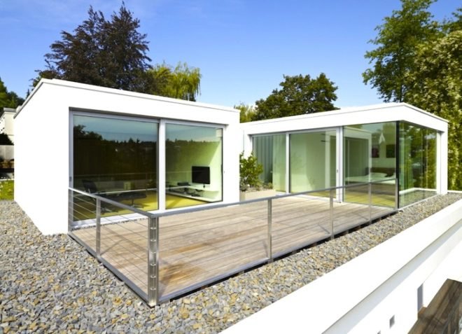 Roger Christ, Germany, House S, glazing, natural light, green roof, urban farming, rooftop garden, rooftop farming, urban development, green design, sustainable design, eco design, energy efficiency