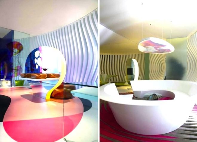 Karim Rashid, Komb House, Egypt, Cairo, LED, daylighting, wind power, solar power, solar heated water, radiant flooring, greywater recycling, rainwater harvesting, green design, sustainable design, eco-design, green building, Islamic design, contemporary design, skylight