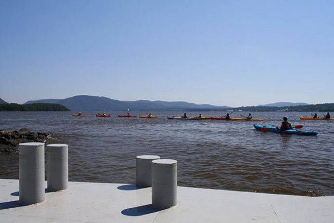 aro, architecture research office, aro long dock, aro long dock park, long dock park, long dock kayak pavilion, green design, sustainable design, sustainable landscaping