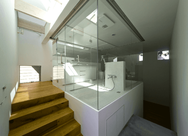 green design, sustainable design, eco-design, rock climbing, Japan, shinagawa-ku, daylighting, skylight, vertical, minimalism, small footprint, EANA