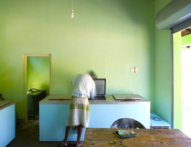Photos, Architectural Photographer, Logan Pope, 2004, tsunami, indian oceans, architecture, post-tsunami architecture, green building, green design, sustainable design, eco design, steel, palm, natural building materials, MMGS Architecture, People in Need, US Aid, solar garden, shacks, villages