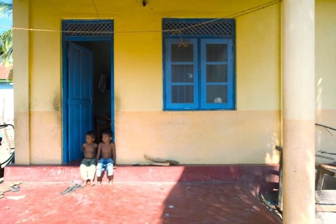 Photos, Architectural Photographer, Logan Pope, 2004, tsunami, indian oceans, architecture, post-tsunami architecture, green building, green design, sustainable design, eco design, steel, palm, natural building materials, MMGS Architecture, People in Need, US Aid, solar garden, shacks, villages