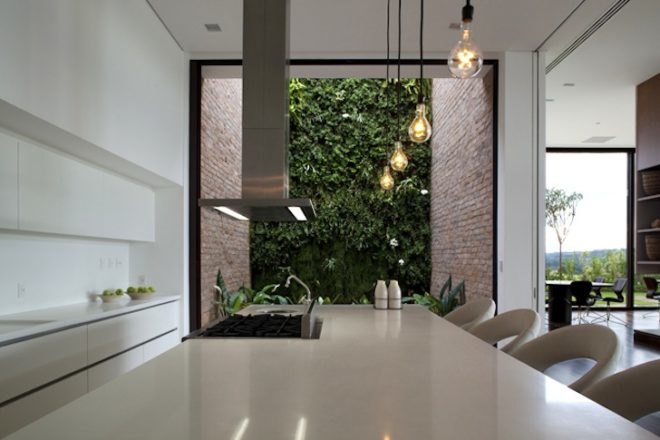Brazil, Sao Paulo, Studio Arthur Casas, Arthur Casas, Quinta da Baronesa, recycled materials, recycled bricks, solar gain, natural materials, Cumaru, green materials, green design, eco-design, sustainable design, green roof