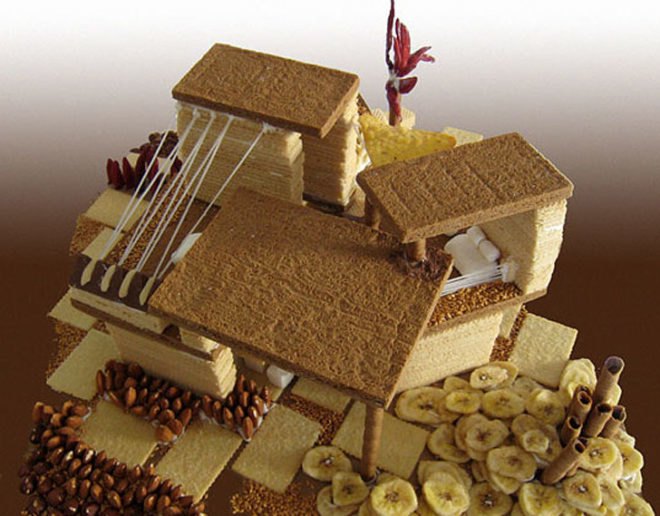 green gingerbread house, gingerbread house, green home, green house, green design, eco design, sustainable design, eco house, modern gingerbread house, ginger bread house, ginger bread, gingerbread, modern candy house, sweet houses, DIY projects, DIY gingerbread house, DIY gingerbread, make a gingerbread house for christmas, christmas house