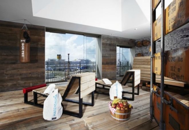 25Hours HafenCity, 25hours hotel, shipping containers, hamburg, hafencity, green hotel, green interiors, recycled materials