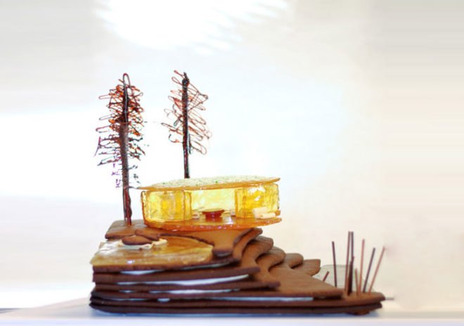green gingerbread house, gingerbread house, green home, green house, green design, eco design, sustainable design, eco house, modern gingerbread house, ginger bread house, ginger bread, gingerbread, modern candy house, sweet houses, DIY projects, DIY gingerbread house, DIY gingerbread, make a gingerbread house for christmas, christmas house