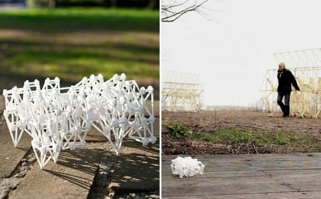 3D Printed Miniature Strandbeests, Theo Jansen, shapeways, 3d printing, strandbeests, mini strandbeests,