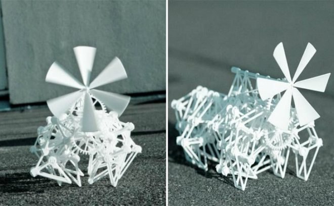 3D Printed Miniature Strandbeests, Theo Jansen, shapeways, 3d printing, strandbeests, mini strandbeests,