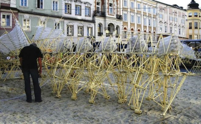 3D Printed Miniature Strandbeests, Theo Jansen, shapeways, 3d printing, strandbeests, mini strandbeests,