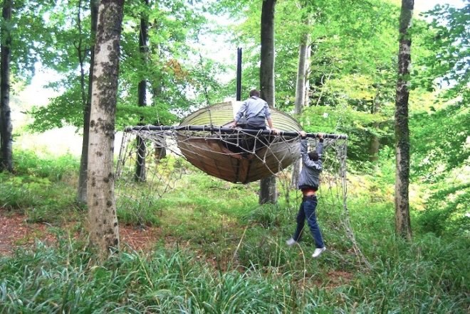 Jesse Brandzio, Dorset, Hooke Park, A Separate Place, eco-pod, eco-capsule, green design, sustainable design, eco-design, green design, architectural association, AV Customerson Award, Woodland Retreat