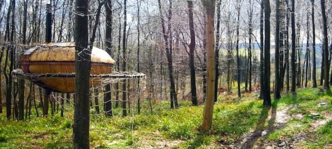 Jesse Brandzio, Dorset, Hooke Park, A Separate Place, eco-pod, eco-capsule, green design, sustainable design, eco-design, green design, architectural association, AV Customerson Award, Woodland Retreat