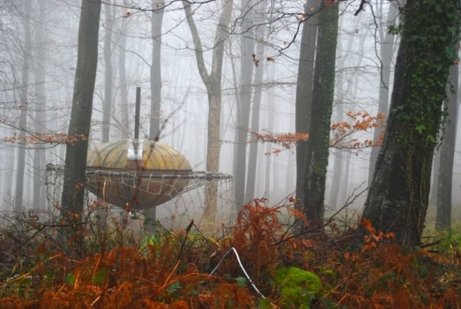Jesse Brandzio, Dorset, Hooke Park, A Separate Place, eco-pod, eco-capsule, green design, sustainable design, eco-design, green design, architectural association, AV Customerson Award, Woodland Retreat
