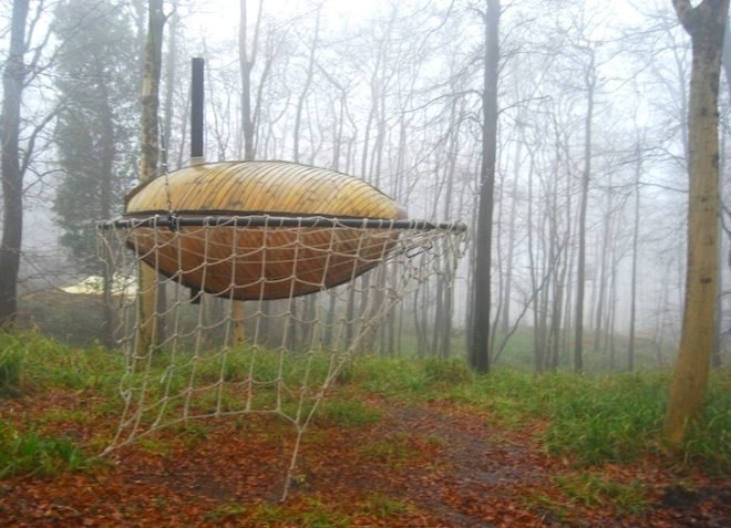 Jesse Brandzio, Dorset, Hooke Park, A Separate Place, eco-pod, eco-capsule, green design, sustainable design, eco-design, green design, architectural association, AV Customerson Award, Woodland Retreat
