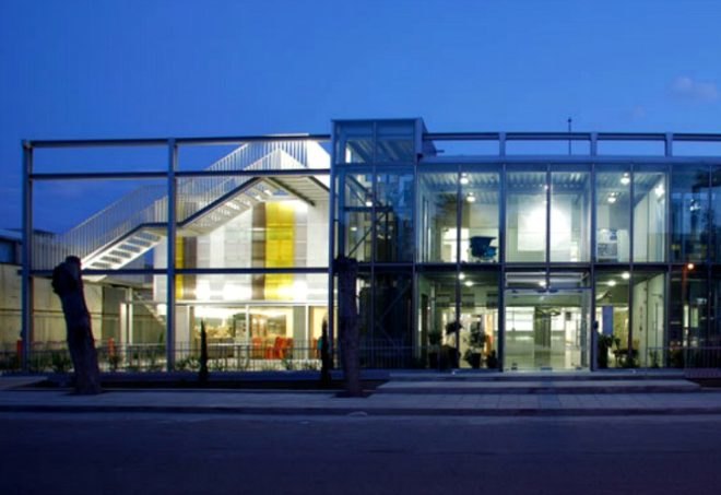 Architecture Research Center, Petros Konstantinou, Yiorgos Hadjichristou Architects, University of Nicosia, green renovation, factory conversion, natural daylighting