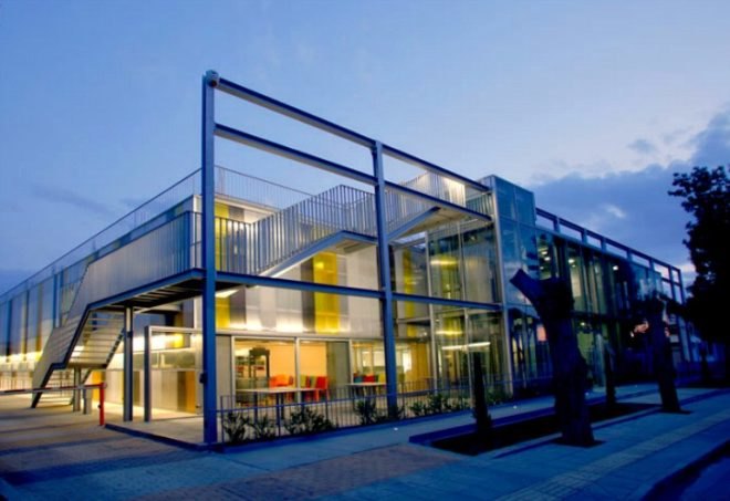 Architecture Research Center, Petros Konstantinou, Yiorgos Hadjichristou Architects, University of Nicosia, green renovation, factory conversion, natural daylighting