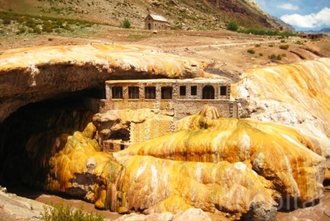 inca bridge,aconcagua mountain,golden arch,thermal water,mineral water,argentina,eco-turism,eco-travel,inca,natural bridge,inca saga,historic site