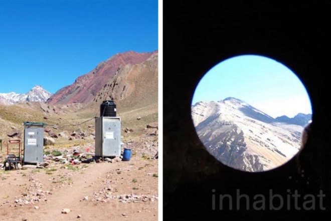 Water Issues,Renewable Energy,green technology,Green Lighting,Eco Tourism,Eco Travel,prefab architecture,solar panels,renewable energy,geodesic dome house,mule,aconcagua,argentina,andes mountains,green camping,