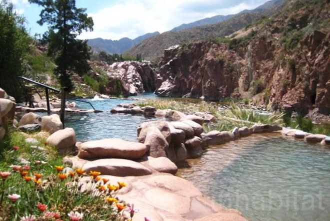 Water Issues,Recycled Materials,Green Resources,Green Materials,Green Holidays,green furniture,Eco Tourism,Eco Travel,Architecture,mendoza,argentina,andes mountains,thermal hotel,mineral geothermal water,local stone,recycled railway sleepers,alpine architecture,healthy water