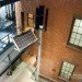 LEED Platinum; Brooklyn Navy Yard; BLDG 92; Brooklyn; New York; sustainable building; sustainable materials; sustainable construction; green construciton; LEED certified; green design; green architecture; sustainable architecture; recycled materials; recycled teak wood; recycled wood; adaptive reuse; locally sourced; sustainably sourced; green sourcing; T.U. Walter; geothermal system; solar panels; rainwater capture system; Lumi solair; Duggal Energy Solutions; Wind-solar; wind-solar street lamp; Beyer Blinder & Belle; workshop/apd; inhabitat; inhabitat nyc
