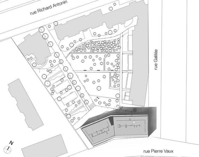 CHL Social Housing, Atelier O-S, social housing, france, louvers, solar passive design, affordable housing