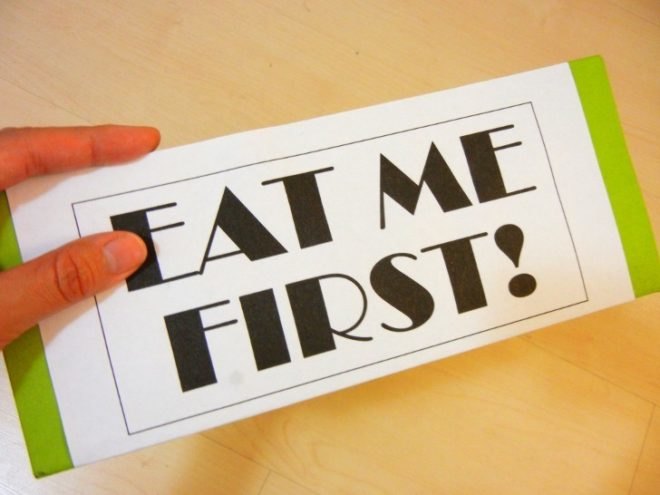 stop wasting food, eat me first box, fridge box, refrigerator box, fridge triage, food waste, green design, eco design, sustainable design, how to make an eat me first fridge box, how to stop wasting food, how to save money on groceries