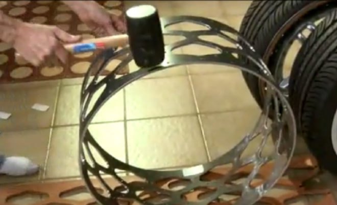 friction reducing tire, Energy Return Wheel, ERW, airless tire, spring tire, green tire, eco tire, improved MPG, redesigned tire, double hoop tire,