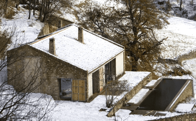 Ábaton, Converted Stable, Solar power, Hydro-Powered, clean tech, green design, sustainable design, renovation, eco-design, natural materials, alternative energy, Country Estate, Spain, Extremadura, Caceres, adaptive reuse, low environmental impact