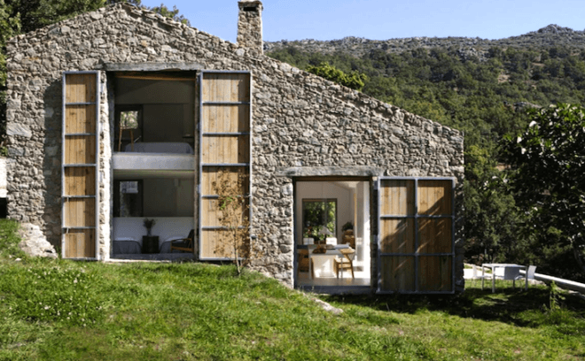 Ábaton, Converted Stable, Solar power, Hydro-Powered, clean tech, green design, sustainable design, renovation, eco-design, natural materials, alternative energy, Country Estate, Spain, Extremadura, Caceres, adaptive reuse, low environmental impact