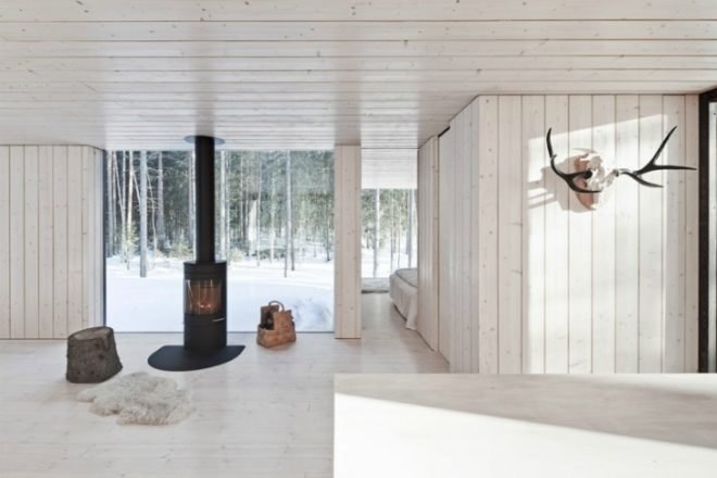 Four-Cornered Villa, Avanto Architects, off grid, off grid cabin, low impact retreat, finland