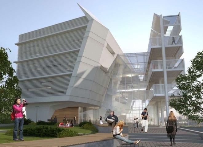 Israel, Geotectura, Porter School of Environmental Studies, Tel Aviv University, TAU, EcoBuilding, LEED, LEED Platinum, green design, sustainable design, eco design, rainwater harvesting, photovoltaic panels, solar energy, constructed wetland, brownfield restoration, small carbon footprint, green roofs, vertical garden, green wall, chilled beam cooling, absorption chiller, solar energy,