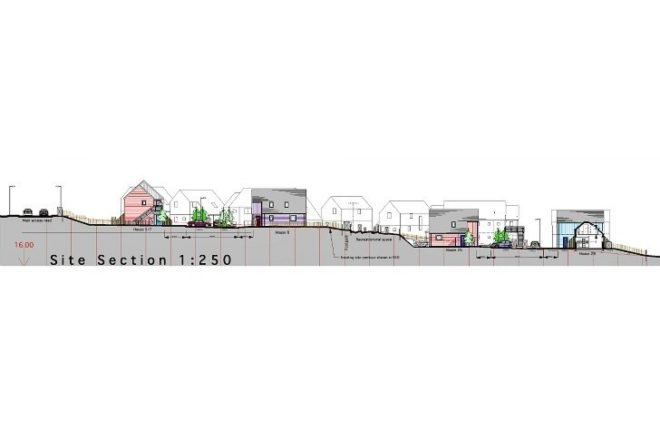 Grödians Social Housing Development, Richard Gibson Architects, scotland, social housing, energy efficient housing, green homes,