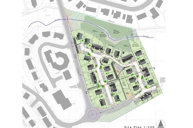 Grödians Social Housing Development, Richard Gibson Architects, scotland, social housing, energy efficient housing, green homes,