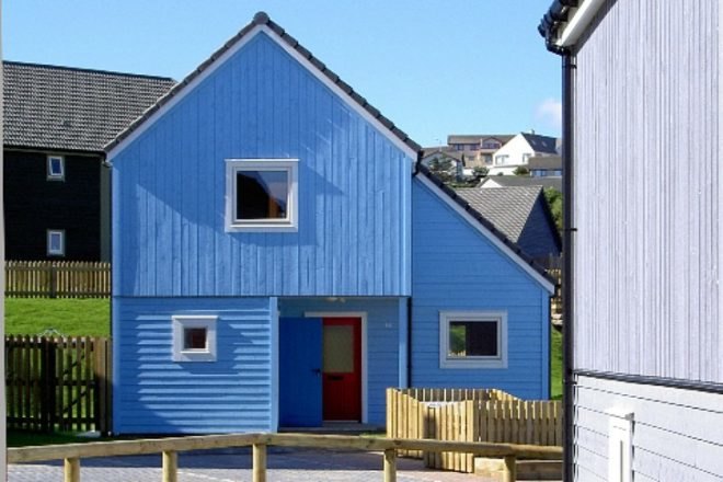 Grödians Social Housing Development, Richard Gibson Architects, scotland, social housing, energy efficient housing, green homes,