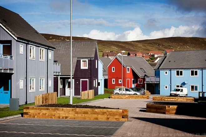 Grödians Social Housing Development, Richard Gibson Architects, scotland, social housing, energy efficient housing, green homes,