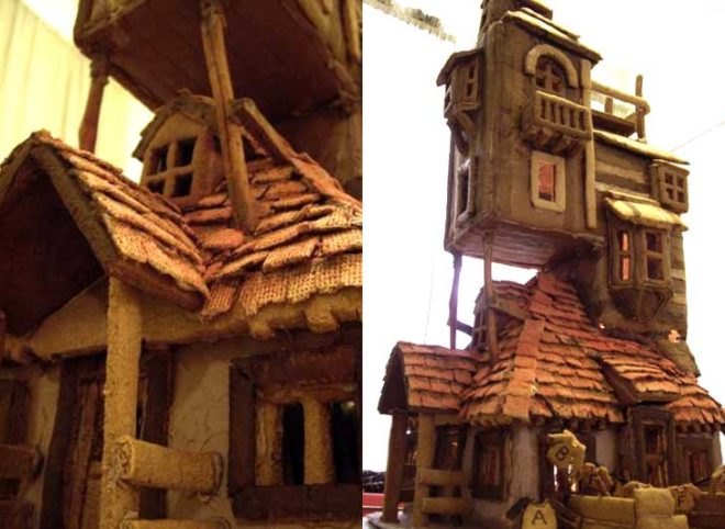 harry potter, harry potter gingerbread house, Weasley gingerbread house, muggle gingerbread house, potter gingerbread house, cool gingerbread house, unique gingerbread house, gingerbread house, how to make a gingerbread house, great gingerbread house, holiday decorations, holiday festivities, holiday activities, family activities