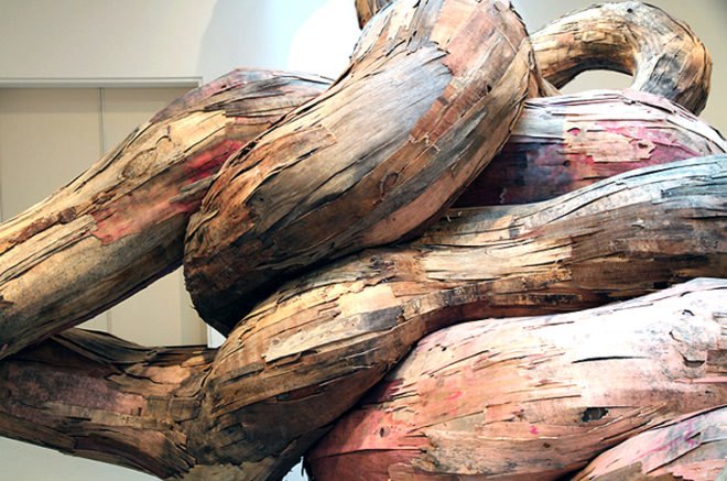 green design, eco design, sustainable design, Henrique Oliveira, recycled art, reclaimed wood, recycled plywood, plywood sculpture, tridimensionals