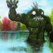 Chris MacMahon, involuntary landscapes, recycling old paintings, what to do with old painting, eco art, green art, environmental art, artist using recycled materials, involuntary collaborations, deviant art, deviantart, monster paintings