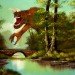 Chris MacMahon, involuntary landscapes, recycling old paintings, what to do with old painting, eco art, green art, environmental art, artist using recycled materials, involuntary collaborations, deviant art, deviantart, monster paintings