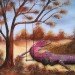 Chris MacMahon, involuntary landscapes, recycling old paintings, what to do with old painting, eco art, green art, environmental art, artist using recycled materials, involuntary collaborations, deviant art, deviantart, monster paintings