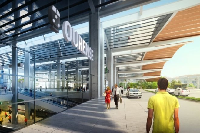 Ourense Station, Foster and Partners, spain, high speed rail, high speed rail station, green transportation, sustainable architecture