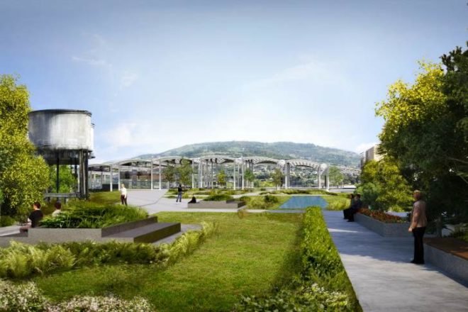 Ourense Station, Foster and Partners, spain, high speed rail, high speed rail station, green transportation, sustainable architecture