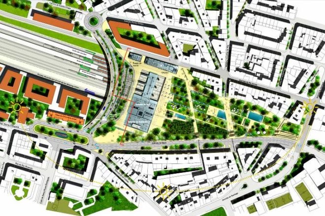 Ourense Station, Foster and Partners, spain, high speed rail, high speed rail station, green transportation, sustainable architecture