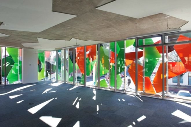 Pixel Building, Studio505, melbourne, australia's first carbon neutral building, carbon neutral, pixelated facade, water neutral