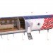 modular design, Gervasutti Refuge, Italy, helicopter installation, Tubular design, solar-powered, energy efficient, zero-impact, LEAPfactory, Mt. Blanc, mountain refuge, mountain cabin, mountain climbers, eco design, green design, sustainable design, prefab