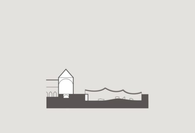 Ptuj Archaeological Museum, Enota, green roof, archaeology museum, natural daylighting, slovenia
