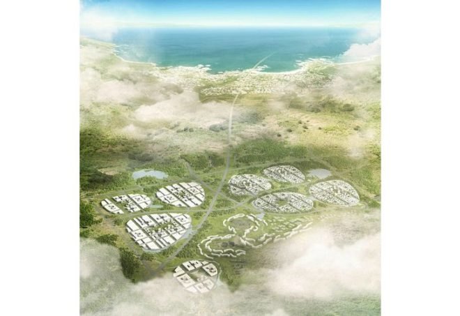 Qingdao Eco-Park, gmp Architekten, eco park, china, solar energy, eco city, qingdao