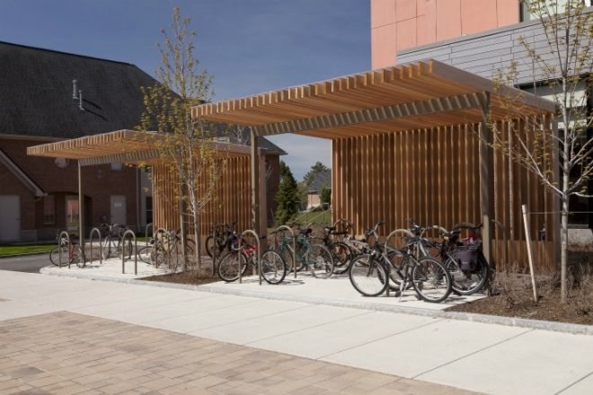 RIT Global Plaza, Arc, swa group, Rochester Institute of Technology, global village, social hub, green design, landscape architecture